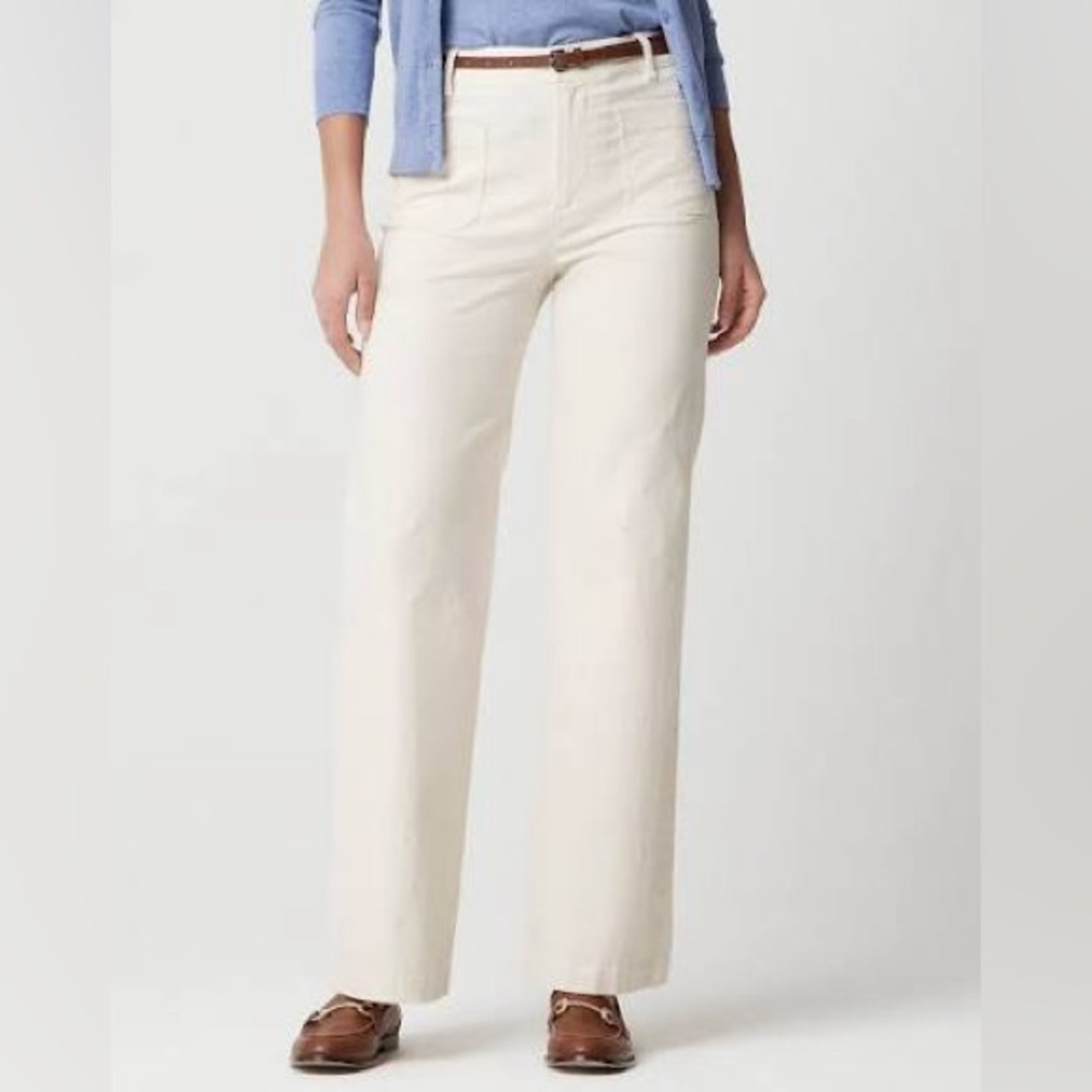 J Crew Lizzie High Rise wide leg pant size 24
